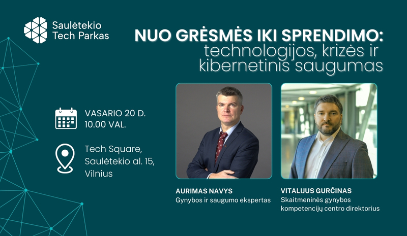 Nuo grėsmės iki sprendimo: technologijos, krizės ir kibernetinis saugumas